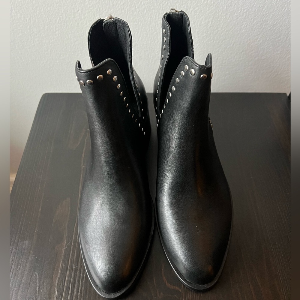 Black Studded Ankle Boots
